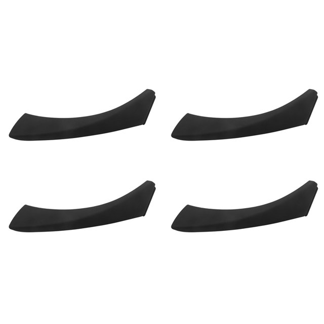 4X Manija del Panel de la Puerta Interior del Lado Derecho Tire de la Cubierta del Borde Exterior para Serie 3 E90 E91 E92 E93 Negro