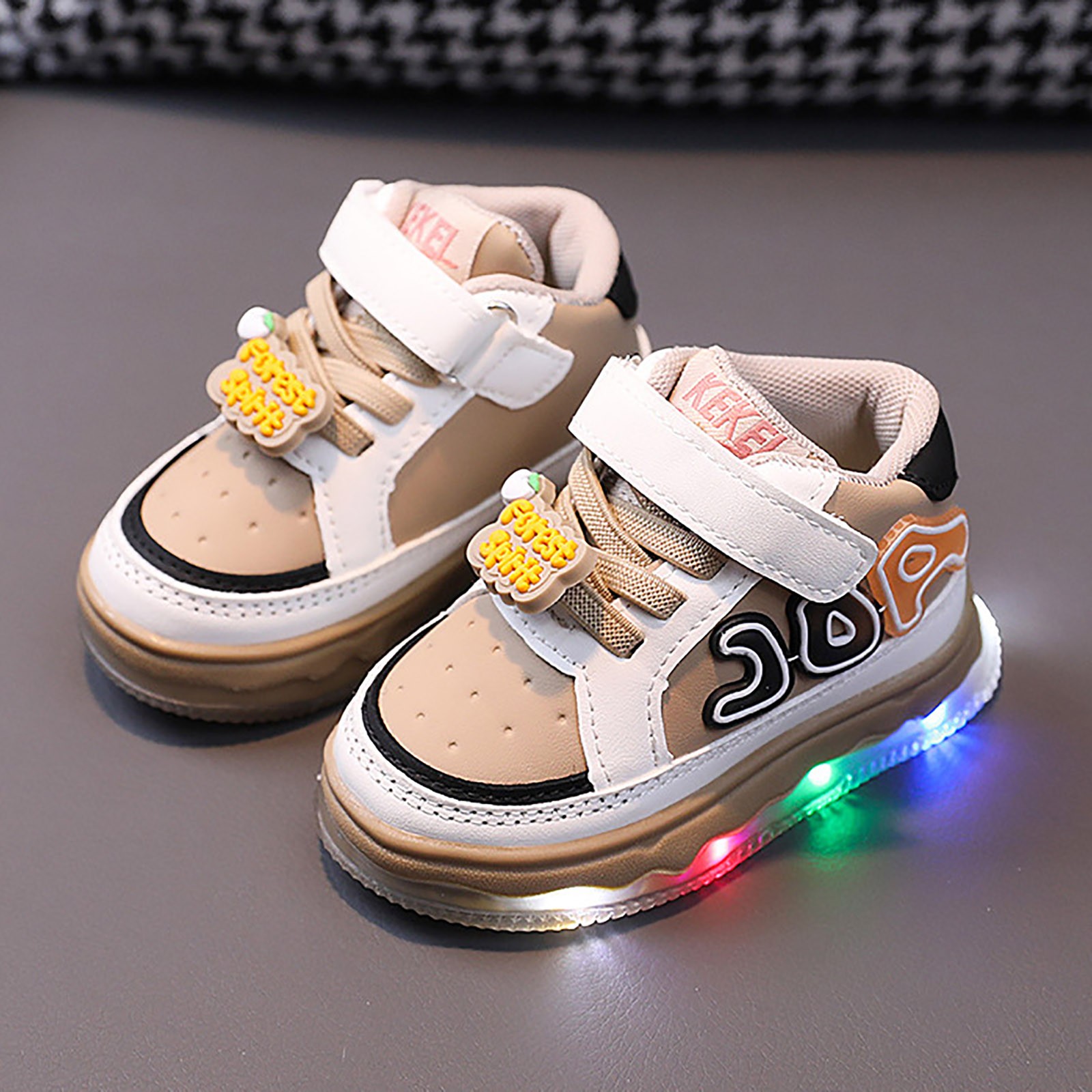 Children Shoes Sports Shoes Light Shoes Small White Shoes Light Board ...