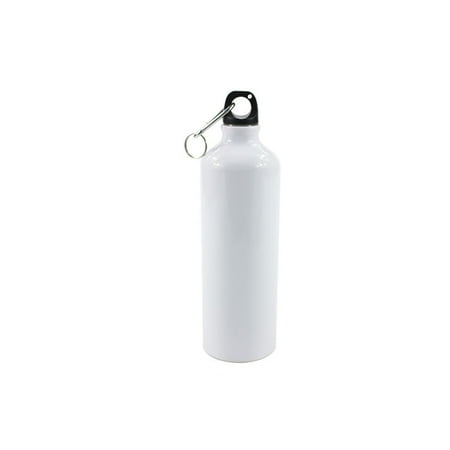 

【Ready Stock】 400/500/600/750ml White Blank Sublimation Water Bottle with Screw Cap Carabiner Hook Aluminum Outdoor Sports Leakproof Kettle for Heat Press Printing