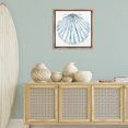 thumbnail image 4 of Stupell Industries Shabby Chic Clam Shell on White Brown Floating Frame Canvas Art, 25 x 25, by Christine Zalewski, 4 of 8