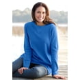 thumbnail image 2 of Woman Within Plus Size Long-Sleeve Crewneck Soft Waffle Knit Thermal Shirt, 2 of 6