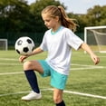 thumbnail image 3 of ATOGUTA Boys Soccer Jersey Set 2 Piece Short Sleeve Soccer Jersey Kids Shirt and Boys Soccer Shorts Youth Activewear Set Size 4T-14, White, 3 of 8