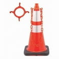 thumbnail image 2 of Cone Chain Connector for Plastic Chain Barrier, Orange, 6 39/50 in Length, Gloss, 2 of 2
