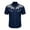 yue866-Navy, variant on KHONTS Boys Summer Western Shirts Short Sleeve Printed Cowboy Shirts Casual Button down Shirt,Size 4-13 Years Wine 170