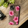 thumbnail image 6 of Set of 3 Leopard Print Hibiscus Phone Case, Combo Bold Tropical Floral Jungle Aesthetic Cover for iPhone 16 15 14 13 12 11 Pro Max Plus Mini, 6 of 6