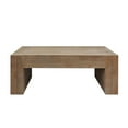thumbnail image 3 of CoSoTower Rustic Wood Coffee Table, 49In Modern Farmhouse Rectangular Table for Living Room, 3 of 8