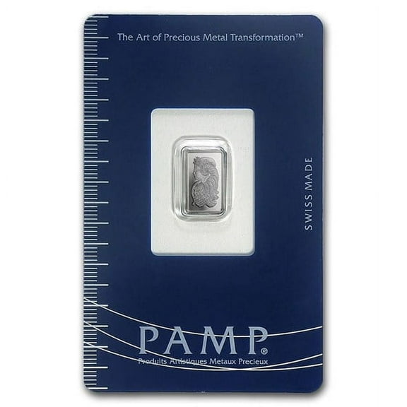 Pamp Suisse Lady Fortuna 1 Gram Palladium - Large Card Assay