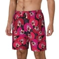 thumbnail image 2 of Fotbe Orchids Flowers Men’s Swim Trunks Quick Dry Swim Shorts Board Shorts with Mesh Lining-Small, 2 of 9
