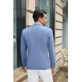 thumbnail image 3 of COOFANDY Men's Blazer Slim Fit Casual Sports Coat Notched Lapel One Buttons Suit Jackets, 3 of 6