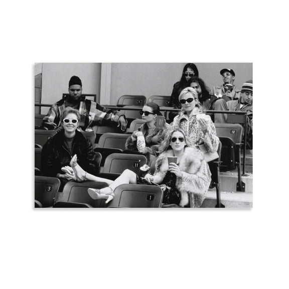 Sex-And The-City TV Series Canvas Poster Wall Art Picture Painting Poster Canvas Print Posters Artworks Bedroom Living Room Decor 12×18inch unframed