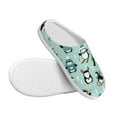 thumbnail image 3 of Haiem Winter Skiing Penguin Print Women's Fuzzy Memory Foam House Slipper Cozy Home Footwear Non-slip Winter Slippers-35/36, 3 of 7
