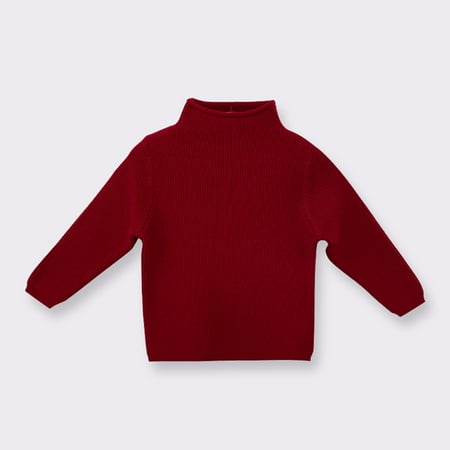 

Cathalem Simple Hoodies Toddler Children Boys Girls Ribbed Half Turtleneck Winter Sweater Base Sweater Solid Insomniac Hoodie Sweater B 12-18 Months