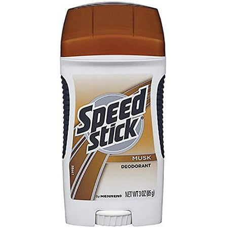 0.17 Ounce Stick - Speed Stick Deodorant for Men, Musk - 3 oz