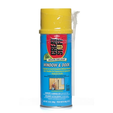 GREAT STUFF Window & Door Insulating Foam Sealant 12 (Best Sealant For Plastic)