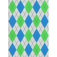 thumbnail image 1 of Ahgly Company Indoor Rectangle Patterned Pale Green Novelty Area Rugs, 5' x 7', 1 of 6