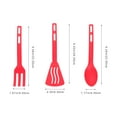 thumbnail image 2 of 1 juego de utensilios de cocina, espátula, tenedor y cuchara de calidad alimentaria, espátula de cocina, utensilios de cocina prácticos., 2 of 5