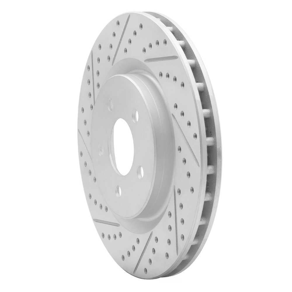 Dynamic Friction Company 830-54036L DFC Geoperformance Rotor - Drilled and Slotted