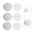 thumbnail image 4 of STRANDCHIC 100 Sets Button Blank Badge White Plastic for Advertising, 4 of 8