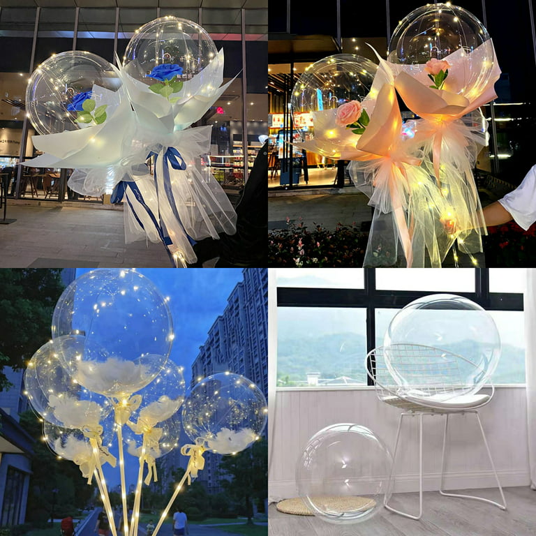 Ballon Bubble déco transparent