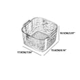 thumbnail image 3 of Xihbxyly Cesta para Lavar Verduras de Doble Capa, Diseño de Drenaje, Amplia Capacidad, Fácil de Limpiar, Esencial para La Cocina Del Hogar, Enjuague Eficiente de Verduras, Tamaño 17,9 X 15,6 X 10,1 C, 3 of 6