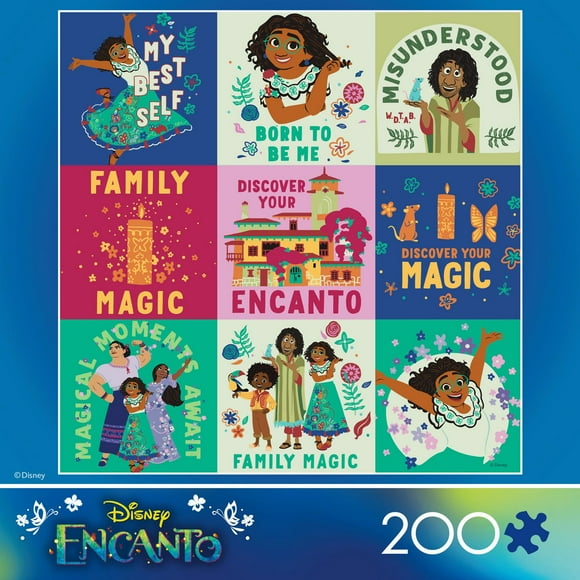 CEACO 200 Piece Puzzle - Disney, Encanto Flat Flower Collage