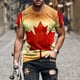 thumbnail image 2 of Mens Casual Pantalones Cortos Raya Impresión Suéter Fitness Deportes Camiseta, Poliéster Cuello Redondo Blusa para Al Aire Libre, Diario Y Primavera Verano Desgaste, 2 of 5