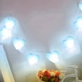 thumbnail image 4 of Valentine's Day Heart Lights 4.9ft 10LED Led Indoor Fairy Lights for Romantic Bedroom Decor for Wedding DIY Indoor Valentine Gift Decoration Rooms Weddings Birthdays and Holiday Celebrations,Blue, 4 of 9