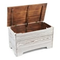 thumbnail image 5 of Badger Basket Children's Solid Wood Rustic Toy Box 3.3 Cu ft. - Distressed White, 5 of 9