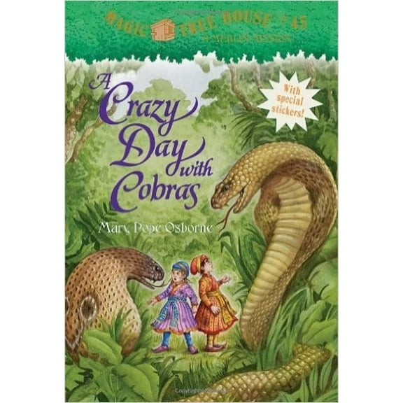 Pre-Owned By Mary Pope OsborneMagic Tree House #45: A Crazy Day with Cobras (A Stepping Stone Book(TM))[Paperback] Paperback
