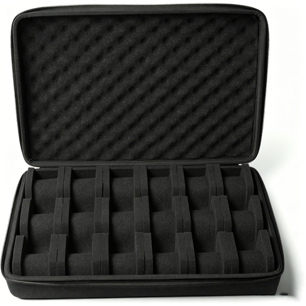 Estuche rígido para relojes para viajes y almacenamiento, caja de almacenamiento para relojes para exhibición y organización
