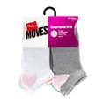 thumbnail image 2 of Hanes Women's No Show Socks, Moves, 10-Pack, Size 8-12, 2 of 6