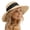 C Khaki, variant on Beach Sun Straw Hats for Women, UPF 50+ UV Sun Protection Wide Brim Summer Straw Hat Foldable Packable Roll up Cap