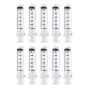 Easy Glide 30ML 30CC Luer Lock Syringe 10 Pack, No Needle, Sterile, Great for Home Care