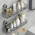 thumbnail image 6 of Bathroom Suction Cup Organizer, Moisture-Resistant Corner Shelf, Keeps Toiletries Accessible and Off Floor, 6 of 8