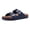Nary1, variant on Fashion Men Leather Sandals Summer Cork Footbed Slide Sandals Beach Sandals Unisex Brand Sandals with Adjustable Buckle