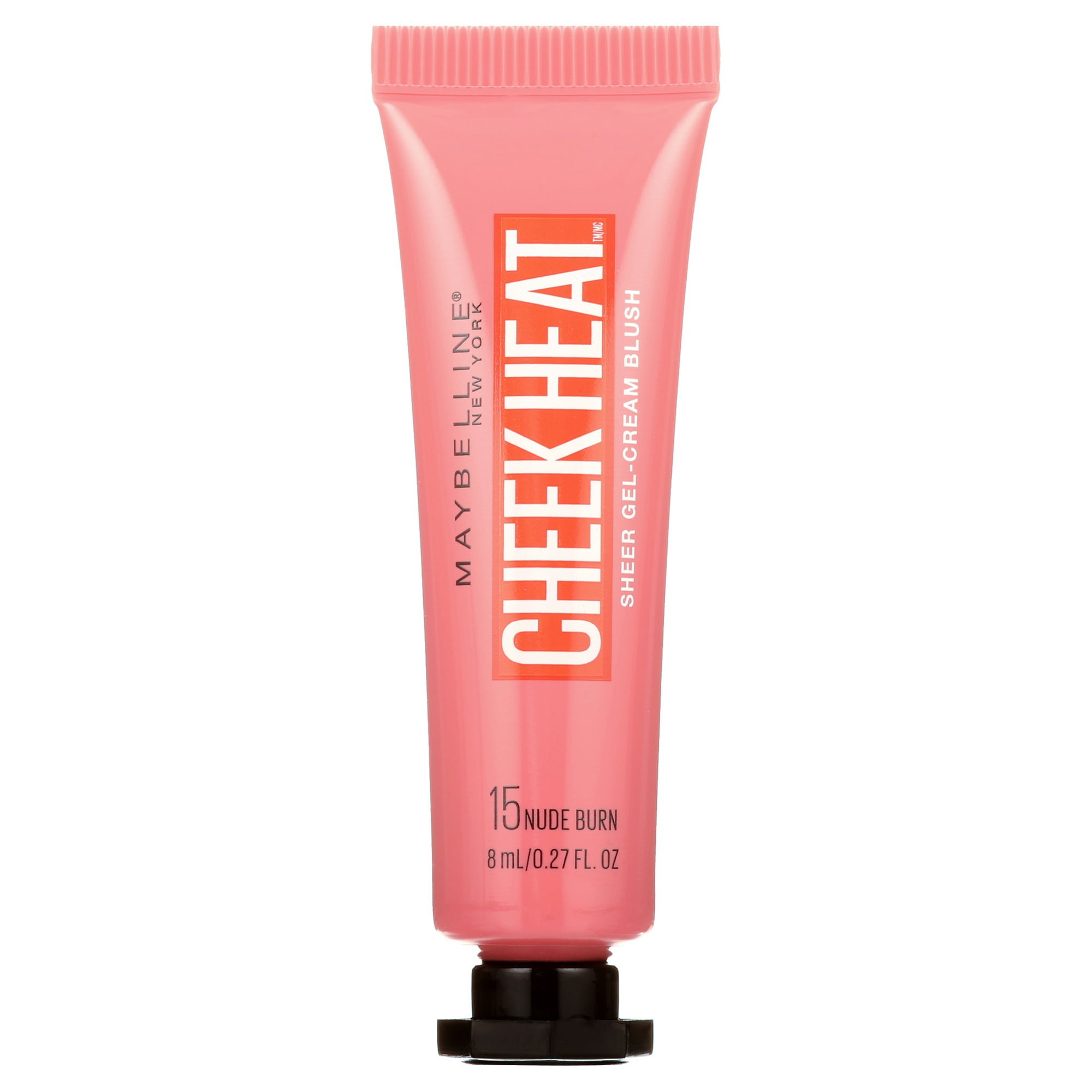 Maybelline Cheek Heat Gel Cream Blush Face Makeup, Nude Bum, 0.27 fl oz