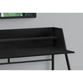 thumbnail image 2 of Monarch Specialties Computer Desk, Home Office, Laptop, Storage Shelves, 48"l, Work, Metal, Laminate, Black, Contemporary, Modern, 2 of 4