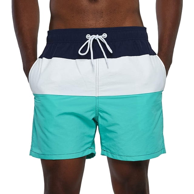 Bañador para hombre Pantalones cortos de playa de secado rápido con bolsillos para hombre