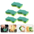 thumbnail image 3 of 5Pcs Kitchen Dish Brush Wood Pulp Sponge Tableware Washing Cloth Double-sided Dish Sponge, 3 of 10