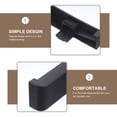thumbnail image 4 of NUOLUX Easy Install Black ABS Game Console Holder Stand with Smooth Matte Finish, 4 of 6