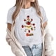 thumbnail image 4 of Camisas de Navidad Para Mujer Tops de Cuello Redondo Blusa Informal de Manga Corta Con Estampado de Moda Odeerbi  ODB195697, 4 of 8