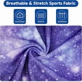 thumbnail image 5 of Toddler Leotard Gymnastics 3PC Long Sleeve Sparkly with Shorts for Tumbling Outfits Dance Gymnastics Gifts for Girls Size 3-12 Light Purple, 5 of 6