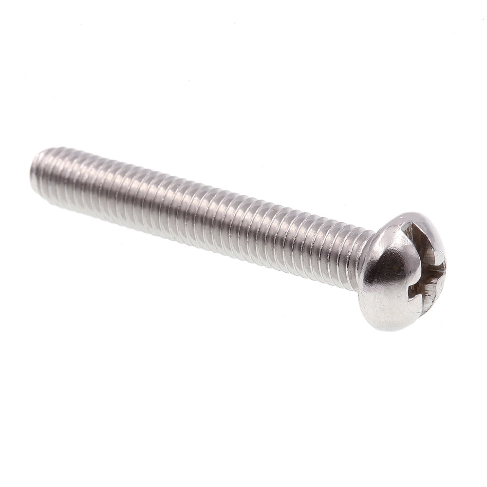 Machine Screws, Round Head, Phillips/Slotted Combination Drive, 1032