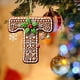 thumbnail image 4 of Uuiauoio 26 Gingerbread Alphabet Ornaments, Letters Christmas Ornament, 26 Initial Candy Cane Letter Pendant with Berries Pattern, Xmas Hanging Alphabet Letters for Christmas Tree Craft(T), 4 of 5