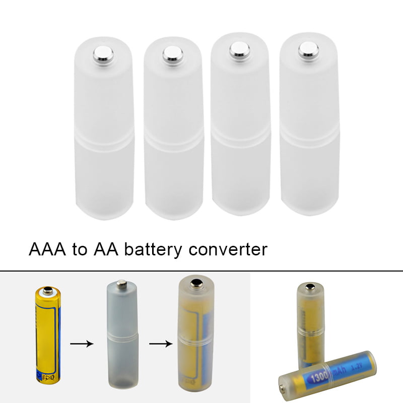 5Pcs AAA to AA Size Cell Battery box Converter Adapter Batteries Holder Case  HI 