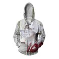 thumbnail image 3 of Sudadera con capucha y cremallera con estampado de flores de faraón para hombre, sudadera con estampado 3D de esqueleto de la muerte, sudaderas holgadas e informales, sudaderas con capucha de manga la, 3 of 5