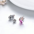 thumbnail image 4 of Coachuhhar Unicorn Earrings for 925 Sterling Silver Small Stud Unicorn Earrings Hypoallergenic Heart Crystal Earrings Cute Animal Earrings Unicorn Jewelry Gifts for Women, 4 of 7