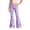 66Purple233, variant on WERYOUNG School Uniform For Girls Elastic Waist Plaid Flared Leg Trousers Kids Loose Fit Back To School Pants 5-6 Years
