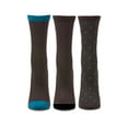thumbnail image 4 of MeMoi 3 Pairs Women's ButterSoft Polytam Polka Dot and Solid Colors Crew Socks - Womens - Female, One Size, Black, 4 of 7