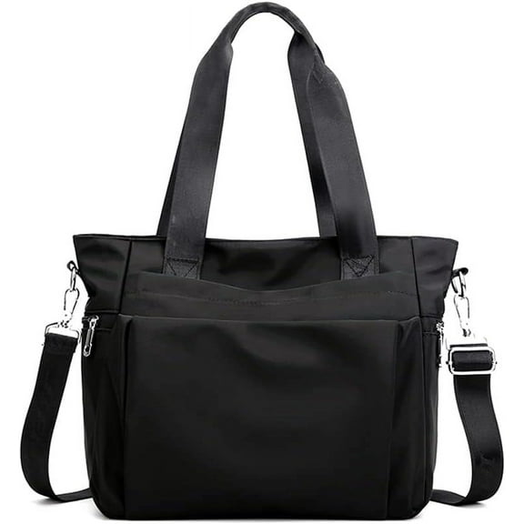 Women Nylon Tote Bag Water resistant Multi-function Shoulder Handbag Light Travel Messenger Bags